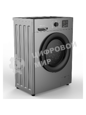 Стиральная машина Evelux EW 46121 S серебристая, загрузка фронтальная 6кг, 1000 об/мин., класс: A++