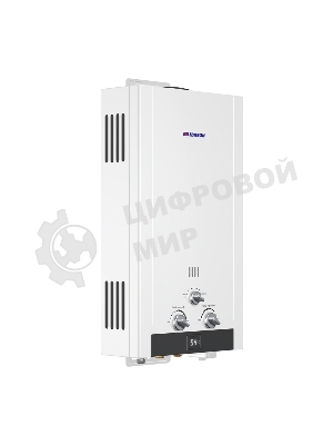 Водонагреватель газовый Edisson HEAT H 20 D белый, проточный, 10 л/мин, 20 кВт, газ-контроль