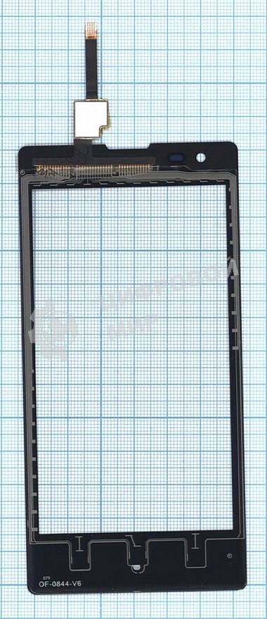 Сенсорное стекло (тачскрин) для Xiaomi Red Rice 1s, черное
