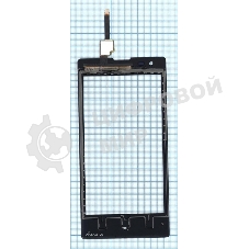 Сенсорное стекло (тачскрин) для Xiaomi Red Rice 1s, черное