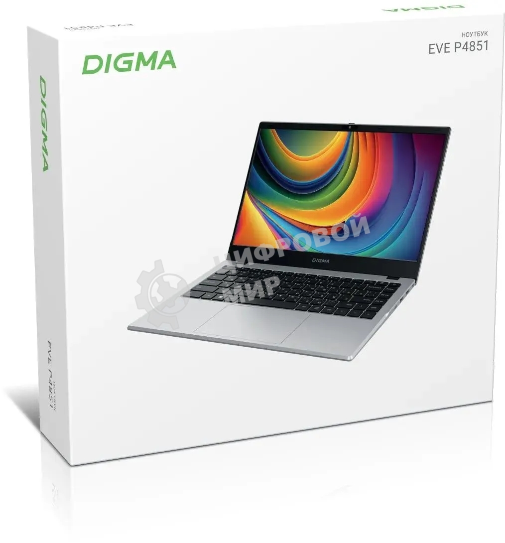 Ноутбук Digma EVE P4851 N-series N200 8Gb SSD256Gb Intel UHD Graphics 14