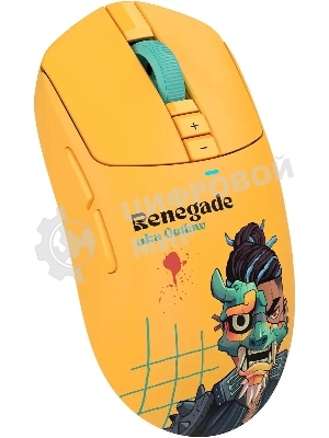 Мышь беспроводная/проводная A4Tech Bloody R72 Ultra Duo желтый, 20000 dpi, USB Type-A/Type-C, радиоканал, кнопки-7