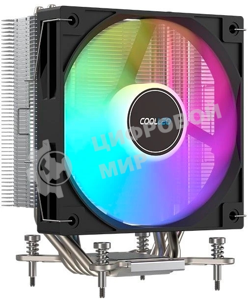 Вентилятор для процессора Coolleo CPU Cooler Etian CL-A40-ARGb Intel: LGA 115X/1200/1700/1851 AMD: AM4/AM5 200W TDP
