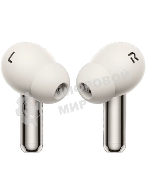Наушники TWS OnePlus Buds Pro 3 E512A белый (лунный), внутриканальные, Bluetooth, активное шумоподавление, беспроводная зарядка, до 10 ч
