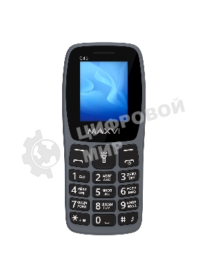 Мобильный телефон Maxvi C45 серый