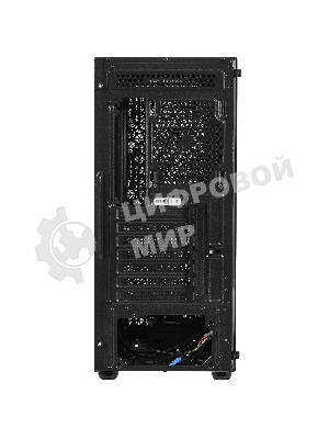 Компьютерный корпус Accord 3312 черный без БП ATX 2xUSB2.0 1xUSB3.0 audio bott PSU
