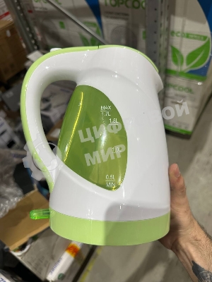 (Из ремонта) Чайник BBK EK1700P WHITE/GREEN [См.описание!]