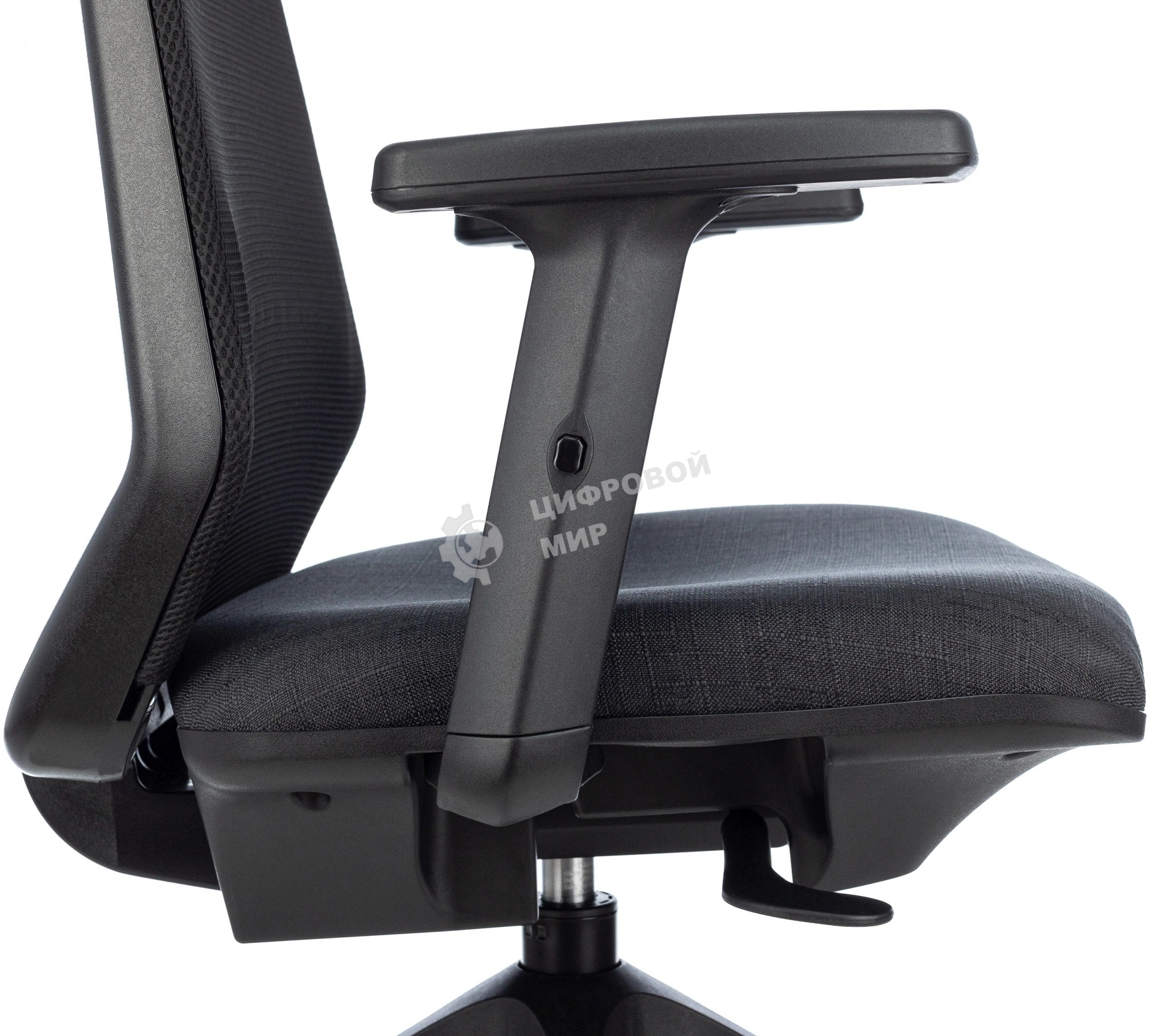 Кресло офисное Бюрократ MC-611NL черный TW-01 38-418 сетка/ткань, крестов. 4-луч. пластик