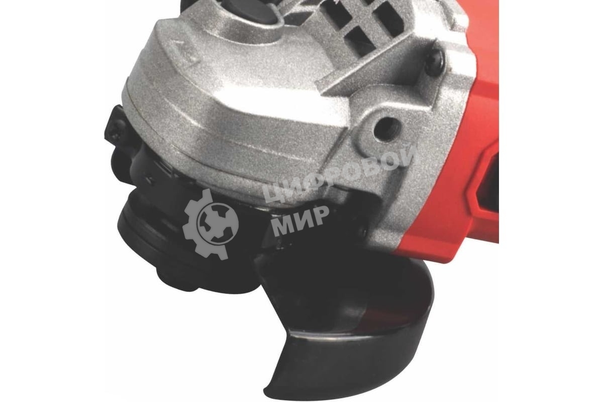 Угловая шлифовальная машина (болгарка) KLECO KE90125AT 900 Вт (125мм, сеть, защитн кожух, рукоять, ключ, запасн угол. щетка)