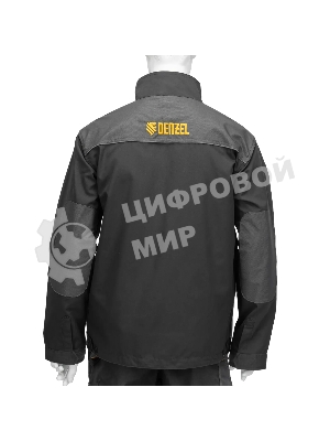 Куртка профессиональная рабочая Denzel 65% полиэстер 35% хлопок, XL