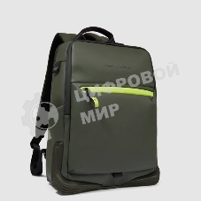 Рюкзак мужской Piquadro Corner 2.0 CA6464C2OW/VE темно-зеленый полиуретан/полиэстер