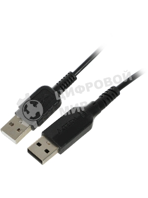 Комплект клавиатура+мышь A4Tech KK-3330 проводной, USB, 1200 DPI, чёрный