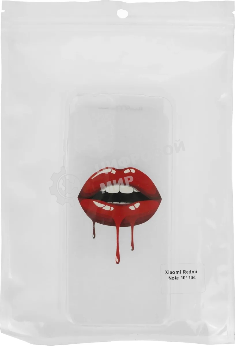 Чехол (клип-кейс) BORASCO ArtWorks, для Xiaomi Redmi Note 10/10S, прозрачный/рисунок