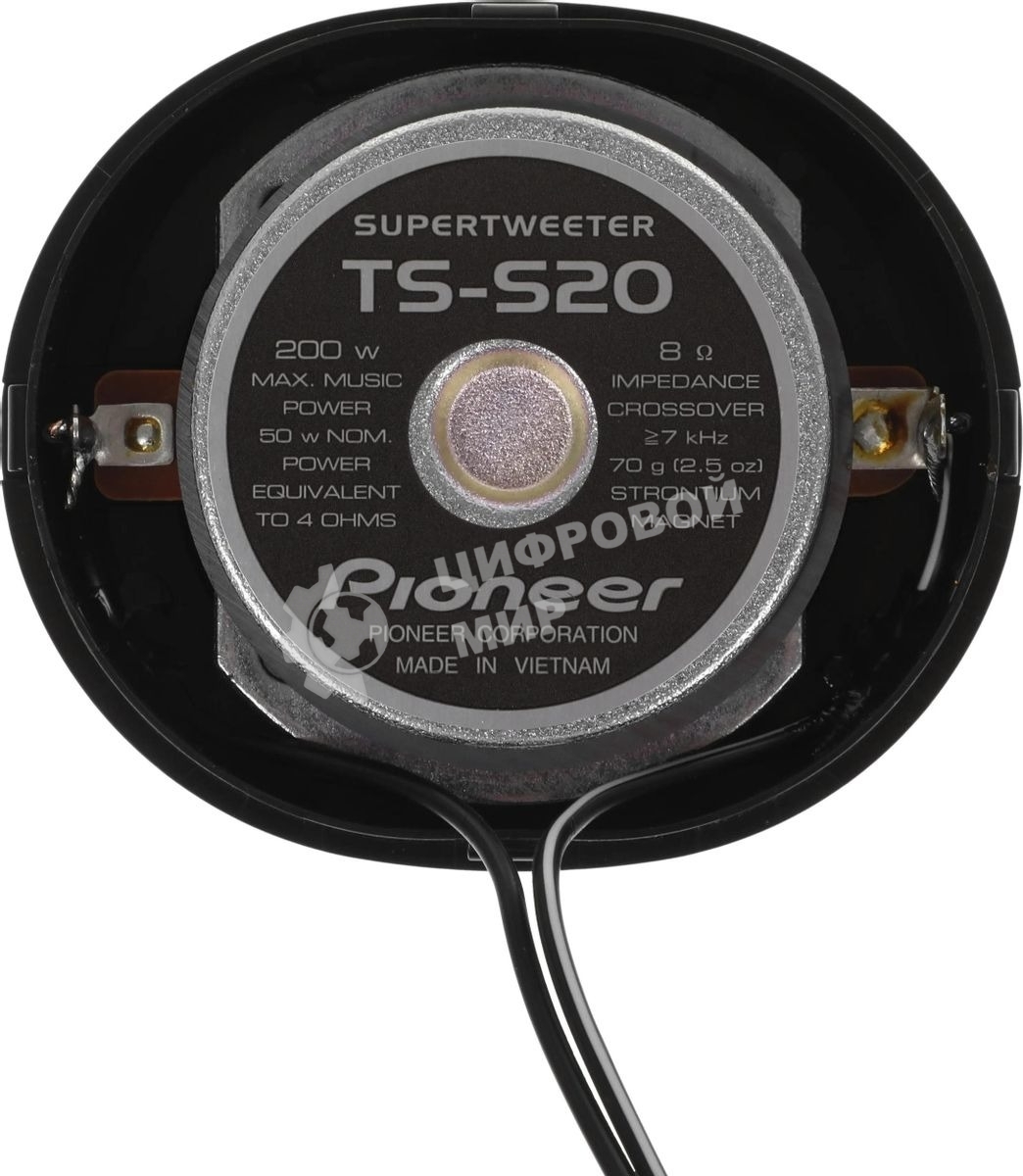 Колонки автомобильные Pioneer TS-S20 200Вт 92дБ 8Ом 2см (ком.: 2кол.) твитер