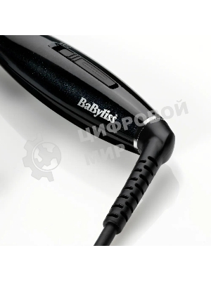 Расческа-выпрямитель BaByliss Smoothing Heated Brush HSB101E черный, 45 мм, 200 °C, 3 режима