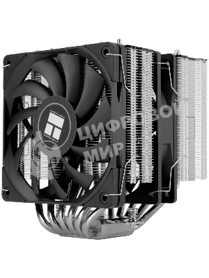 Кулер для процессора Thermalright Royal Knight 120 черный, 2x120 мм, алюминий/медь, 1900-2150 об/мин, 29.4 дБ, 4 pin PWM, высота 156 мм, без подсветки