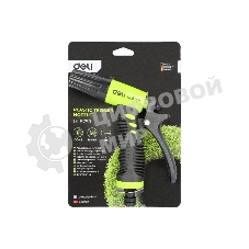 Пистолет-распылитель поливочный Deli DL8759 3 режима распыления, диаметр шланга 3/4