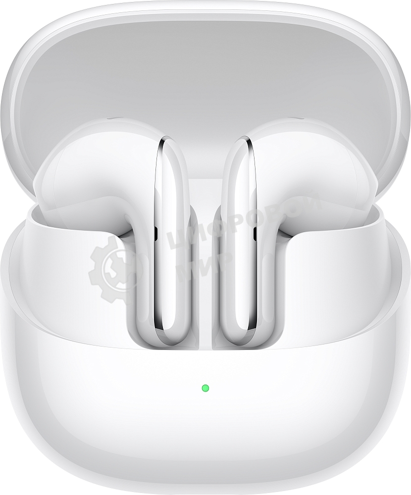 Наушники TWS Xiaomi Buds 5 белый, вкладыши, Bluetooth, активное шумоподавление, до 6 ч