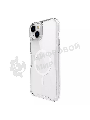 Чехол Nature TPU Pro Magnetic Case, белый, (AP IP15 Plus)