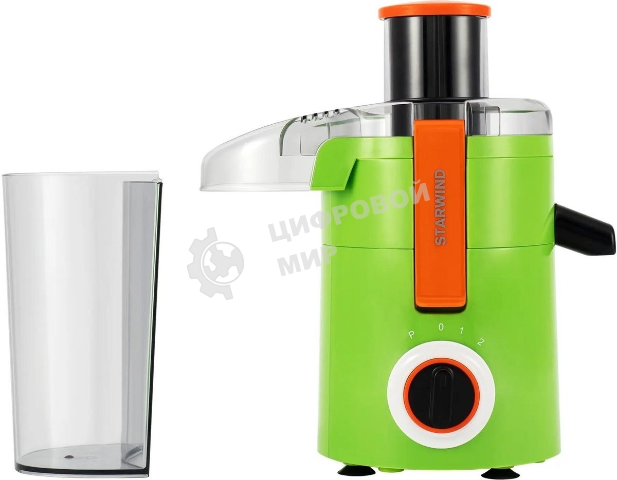 Соковыжималка центробежная Starwind SJ2236 500 Вт рез.сок.:400мл. зеленый/белый