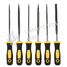 Набор надфилей Deli DL2141 6шт подшипниковая сталь, противоскользящая рукоятка