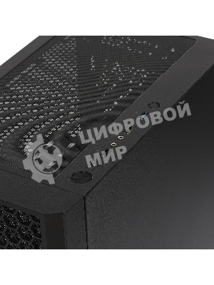 Компьютерный корпус Accord 3312 черный без БП ATX 2xUSB2.0 1xUSB3.0 audio bott PSU