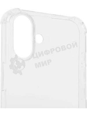 Чехол (клип-кейс) BoraSCO для Apple iPhone 16 Plus Bumper Case прозрачный (73520)