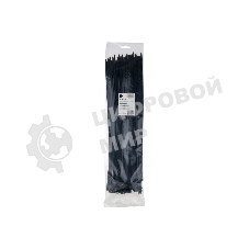 Стяжки Cablexpert NYT-400x4.8B пластиковые 400 мм х 4.8 мм, черные (100 шт.)