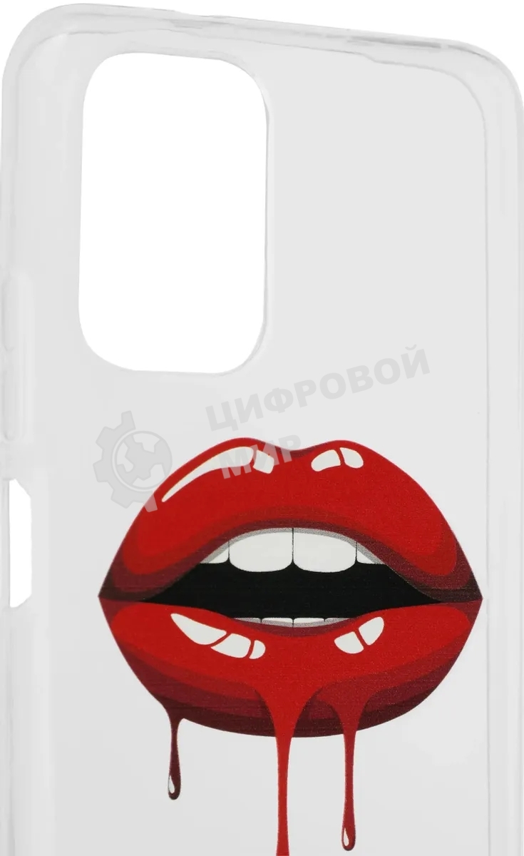 Чехол (клип-кейс) BORASCO ArtWorks, для Xiaomi Redmi Note 10/10S, прозрачный/рисунок