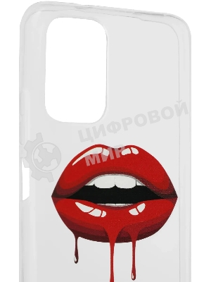 Чехол (клип-кейс) BORASCO ArtWorks, для Xiaomi Redmi Note 10/10S, прозрачный/рисунок