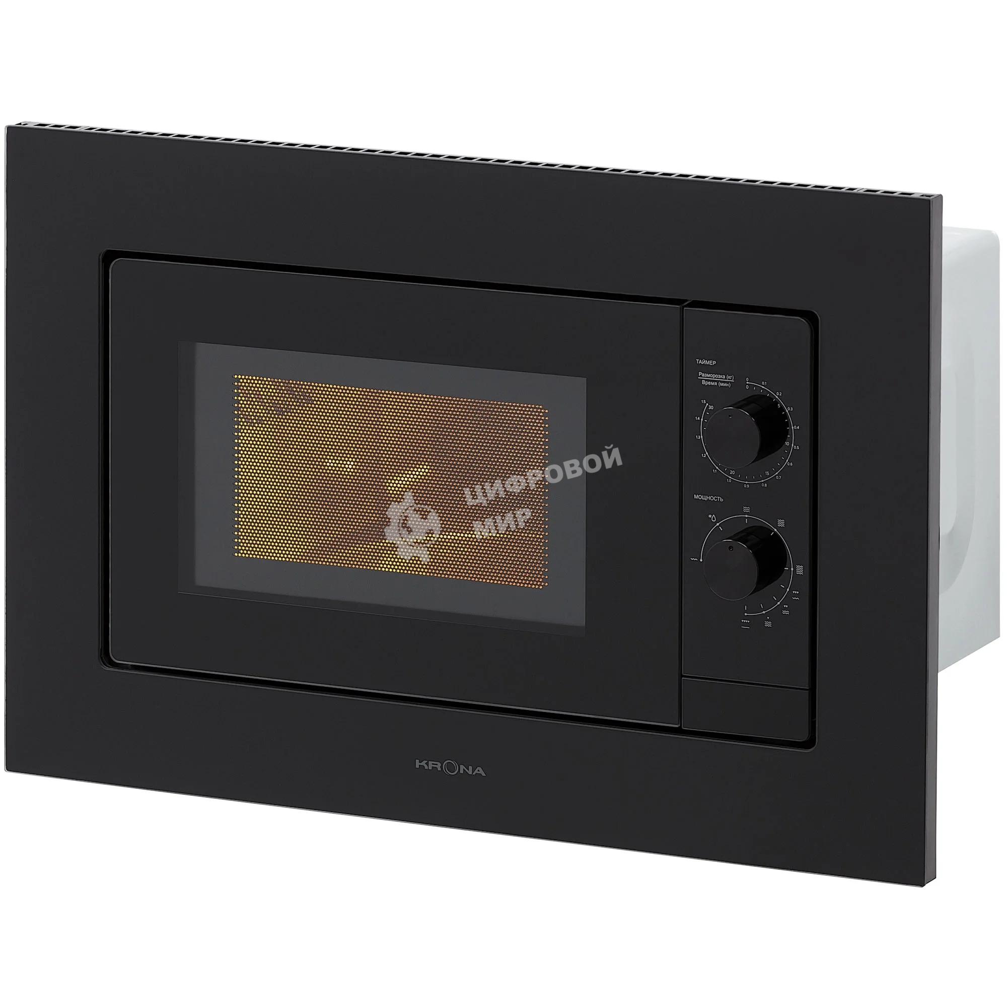 Встраиваемая микроволновая печь KRONA WIRBEL 60 BL