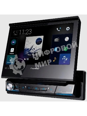 Автомагнитола Pioneer AVH-Z7250BT, 1 DIN, CD, Bluetooth, USB Type-A, AUX, CarPlay, пульт ДУ, съёмная панель