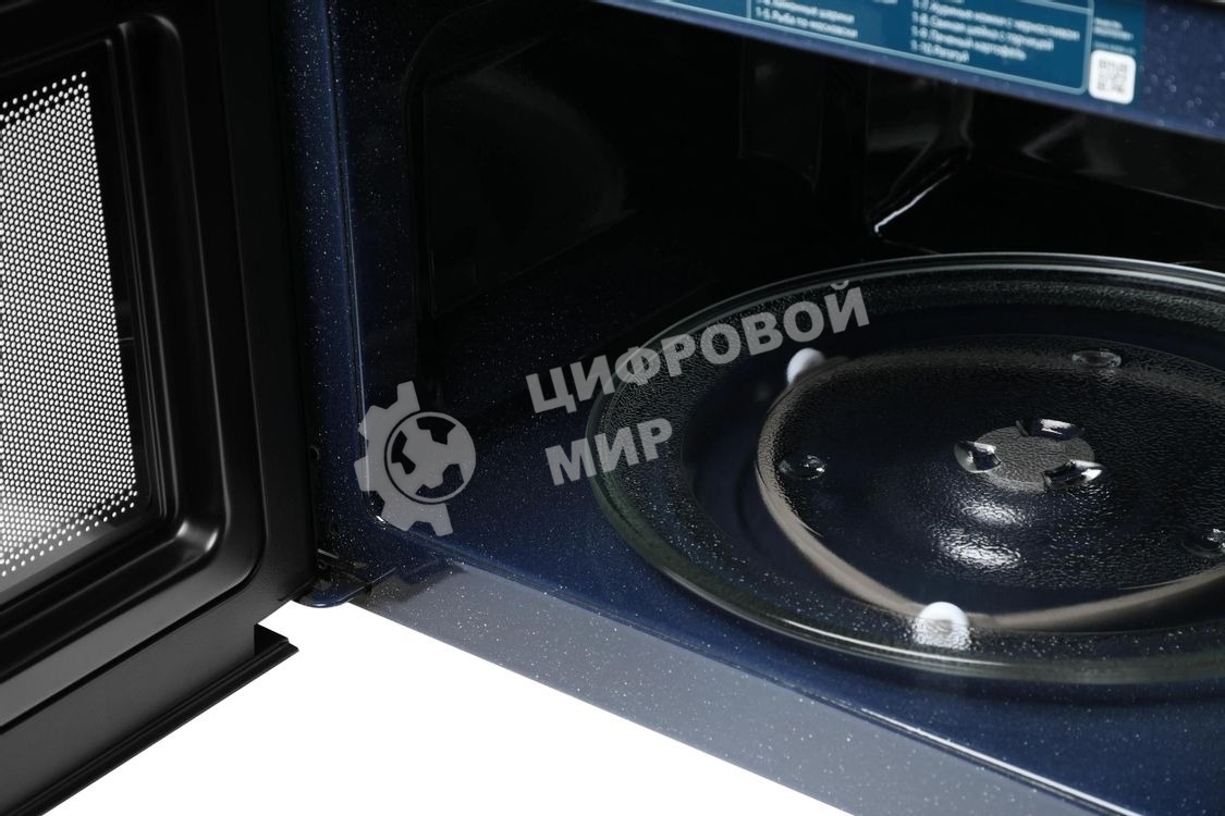 Микроволновая печь Samsung MS23T5018AK/BW черный, 23 л, 800 Вт, переключатели - сенсор