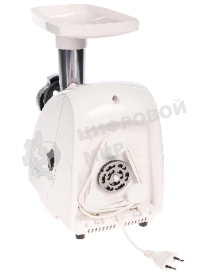 Мясорубка электрическая Аксион М32.03 белый, 1500 Вт, 1.7 кг/мин, защита от перегрузки, насадки - 5