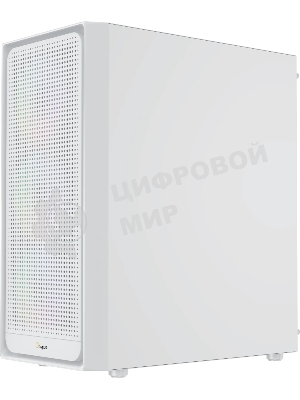 Корпус Ocypus Gamma C50 WH ARGB, Mini-Tower, белый, 4 x 120 мм