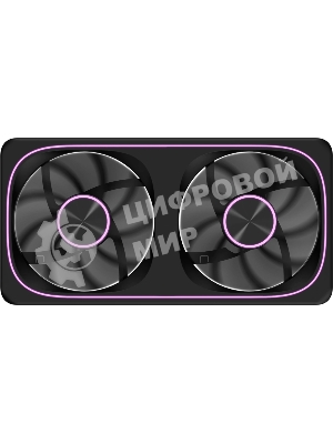 Вентилятор для корпуса Formula Air Fusion 2 ARGB 120х120x28 черный 4-pin 33.46дБ (упак.:2шт) (AIR FUSION 2 BK) Ret