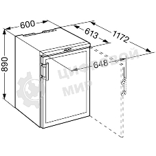 Винный шкаф Liebherr WKb 1812 Vinothek черный (однокамерный)