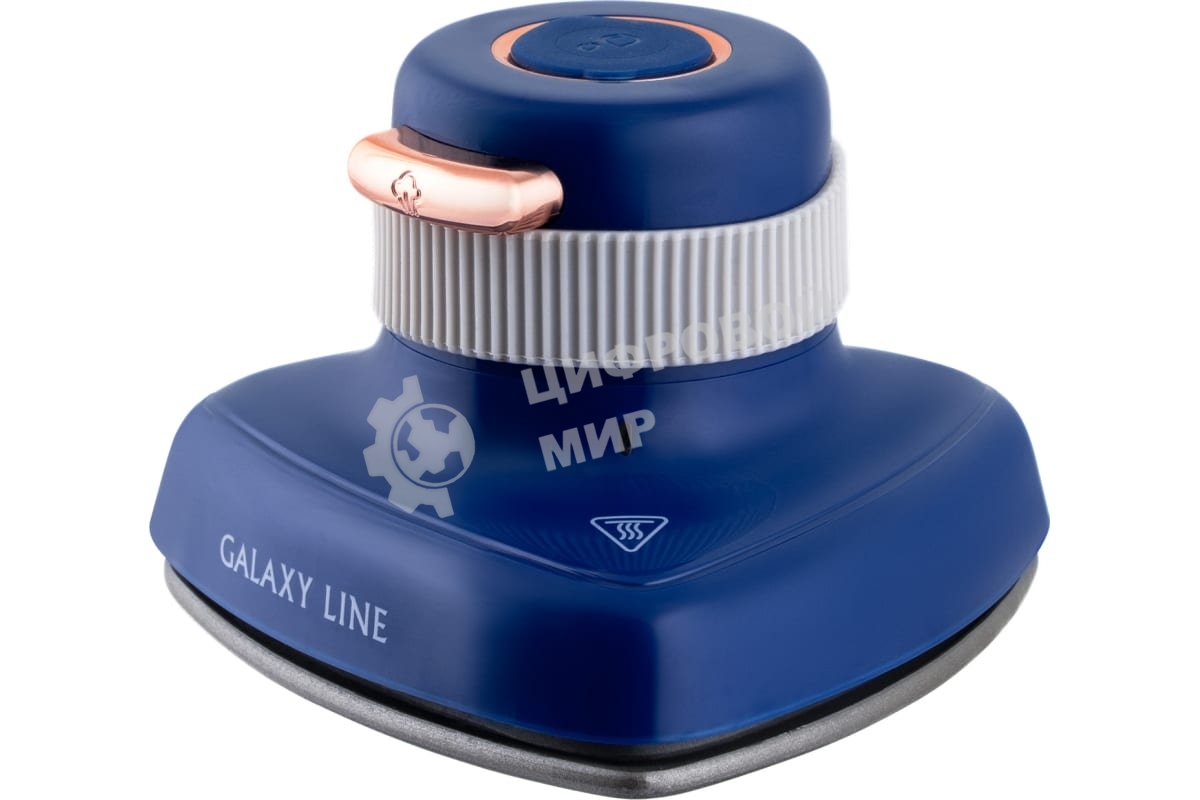 Отпариватель Galaxy Line GL 6286, синий, ручной, 900 Вт, контейнер для воды 50 мл
