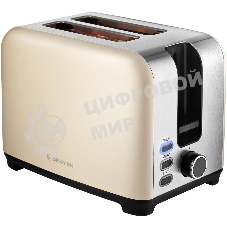 Тостер BRAYER BR2111 бежевый, 930 Вт, 2 слота