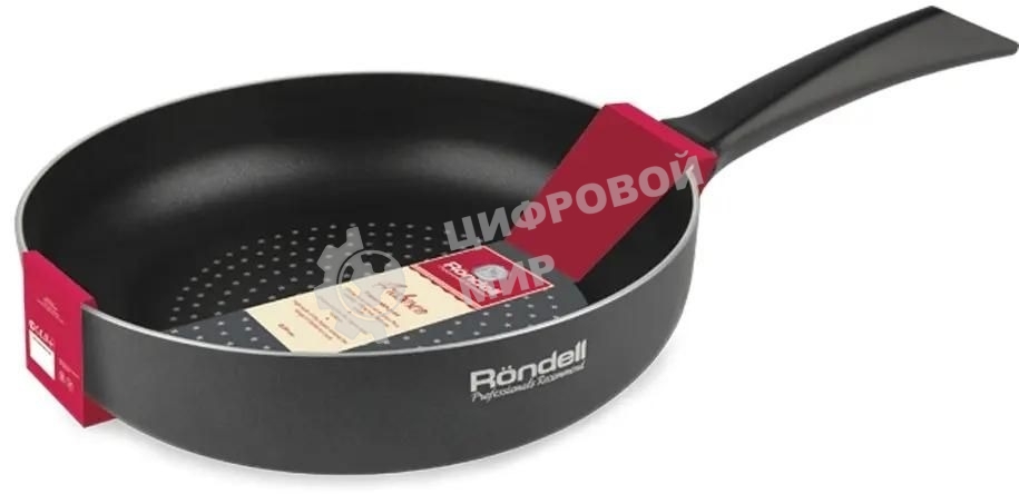 Сковорода Rondell Arabesco RDA-776, 24 см, без крышки, черный
