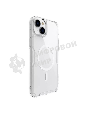 Чехол Nature TPU Pro Magnetic Case, белый, (AP IP15 Plus)