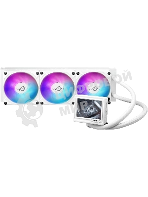 Система жидкостного охлаждения ASUS ROG RYUJIN III 360 ARGb EXTREME WHT 90RC0132-M0EAY0 белый 120мм алюминий+медь 2800rpm 36db 4-pin 305W