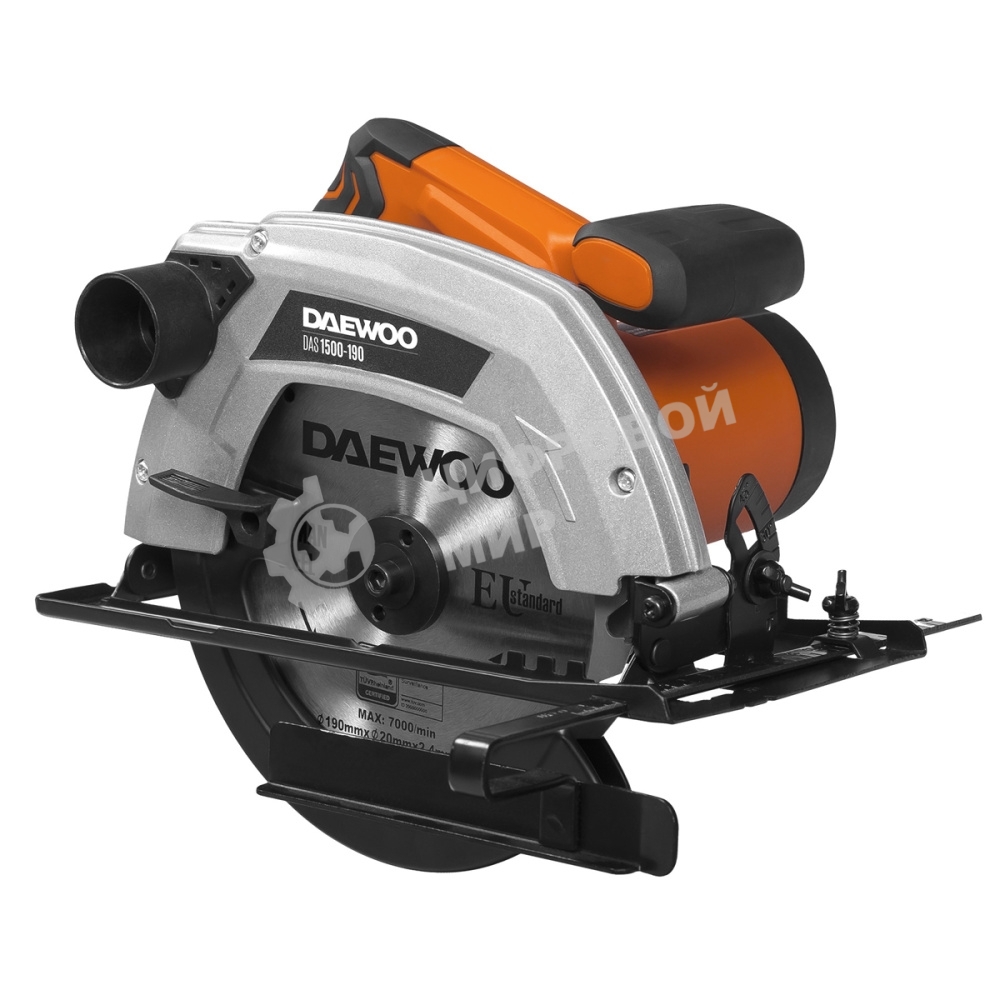 Пила циркулярная DAEWOO DAS 1500-190 1500Вт 4800об/мин