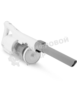 Пылесос вертикальный Coolfort CF-3004 белый, питание от аккумулятора, 150 Вт, уборка сухая, пылесборник 0,5 л, работа от АКБ max 30 мин.