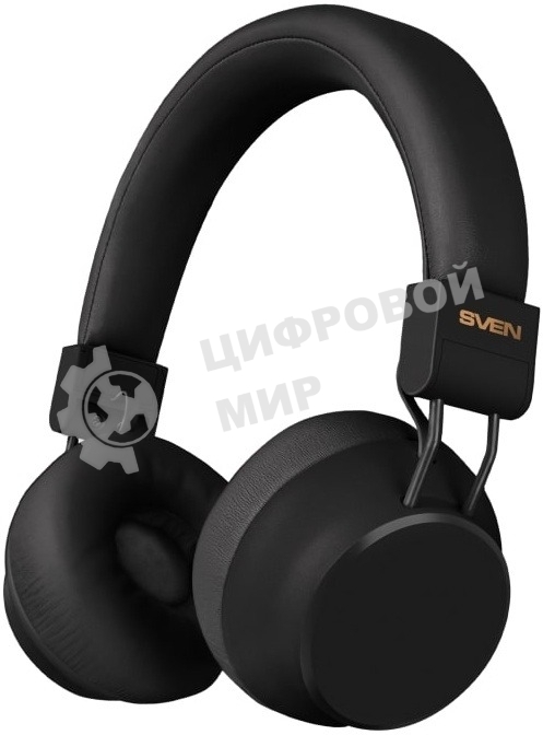 Беспроводные/проводные наушники Sven AP-B710MV черный, полноразмерные, Bluetooth + Jack 3.5 мм, складная конструкция, до 22 ч