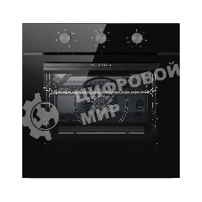 Духовой шкаф Kuppersberg HO 603 Black line, High-Tech, 78 л, поворотное управление, таймер, 6 режимов, макс. температура 310 градусов, цвет черный, цвет фурнитуры черный