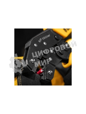 Клещи для обжима неизолированных наконечников Denzel НК и НВ, разъемов РП, 0,25 - 2,5 мм2