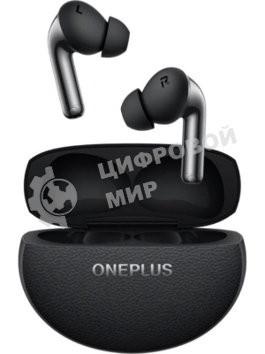 Наушники TWS OnePlus Buds Pro 3 E512A черный, внутриканальные, Bluetooth, активное шумоподавление, беспроводная зарядка, до 10 ч