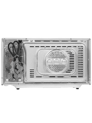 Микроволновая печь CASO MCG 30 Ceramic Chef серебристый, 30 л, 900 Вт, переключатели - кнопки, поворотный механизм