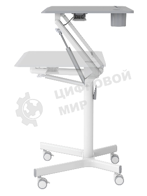 Стол для ноутбука Cactus VM-FDS101B столешница МДФ серый 70x52x106см (CS-FDS101WGY)